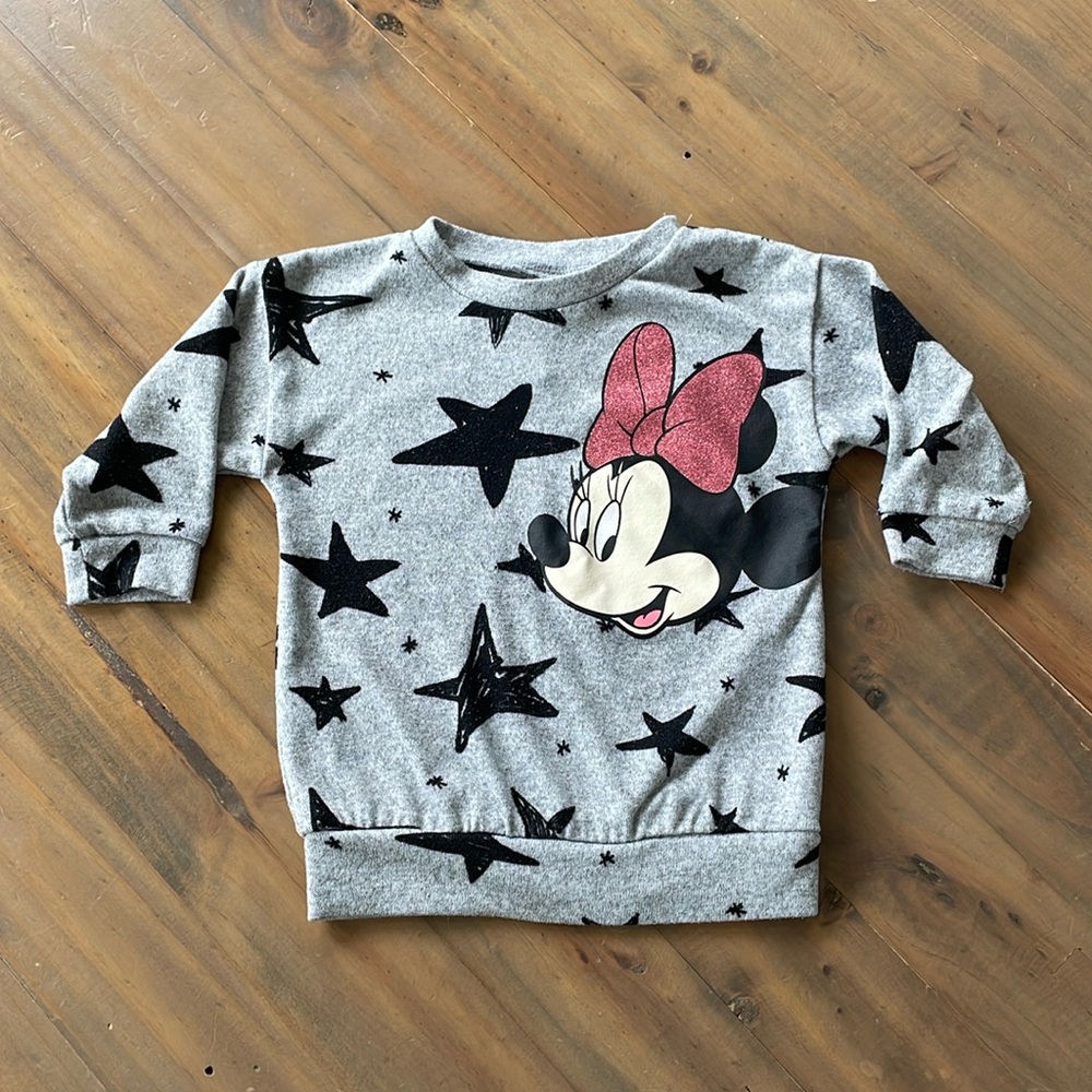 🌷5/$20🌷 Disney Minnie Star Sweater 12-18 mths